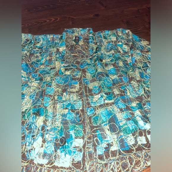 Diane Prekup Abstract Wearable Art Tunic Jacket One Size - Picture 3 of 6